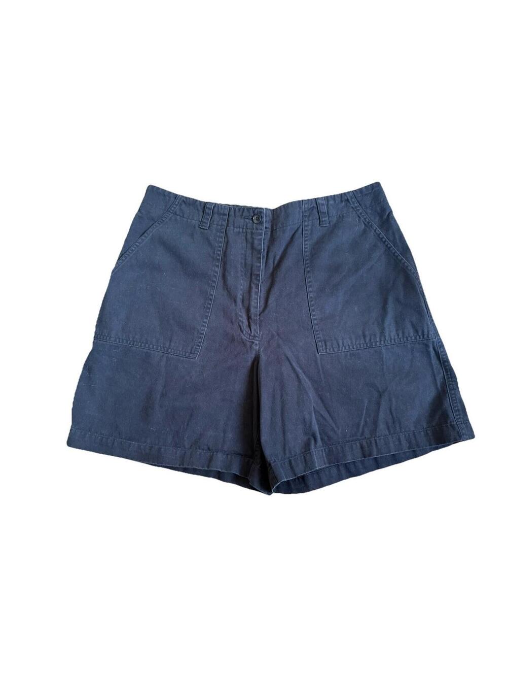 Jones New York Sport Womans Size 12 Black Pleted Shorts Euc